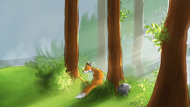 森林、狐狸、小故事