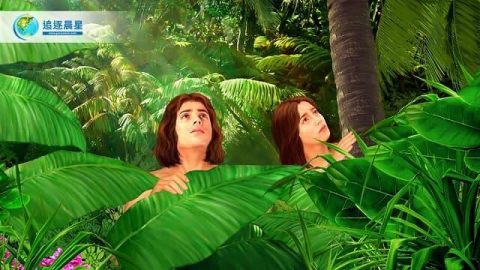 善恶,果子,蛇,引诱,亚当,夏娃,躲避