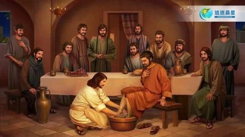 耶穌为门徒洗脚,逾越节,西门彼得,乾净,洗脚,出卖