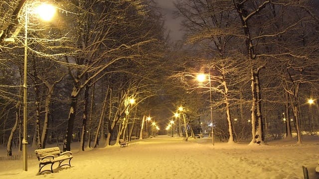 風雪夜的等待