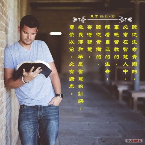 圣经金句-敬畏耶和华是智慧的训诲-智慧金句