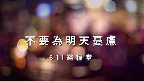 我不为明天忧虑