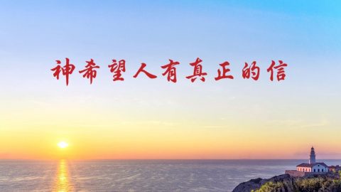 神的要求 | 基督徒赞美诗歌《神希望人有真正的信》