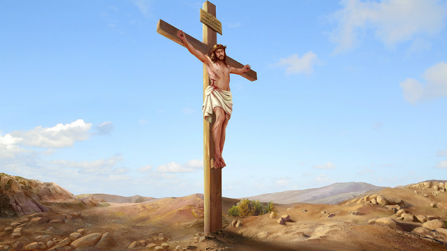 主耶稣被钉十字架