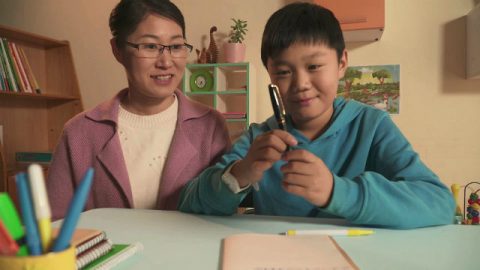 家庭教育,母子,孩子,妈妈