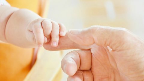 婴儿,奇妙恩典,手