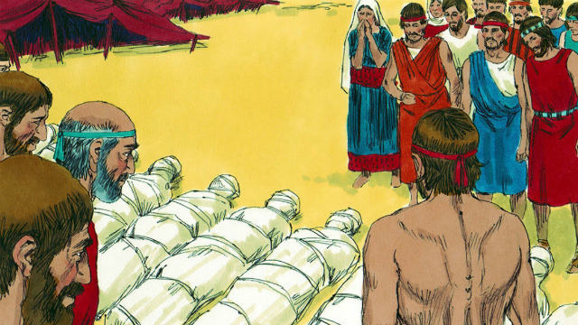 圣经故事-摩西为他们代求