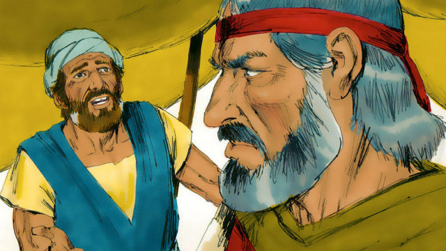 圣经故事-摩西和亚纶的对话