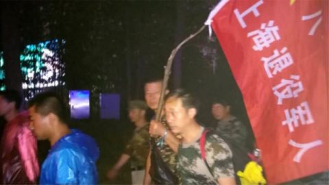 镇江老兵抗议事件升级