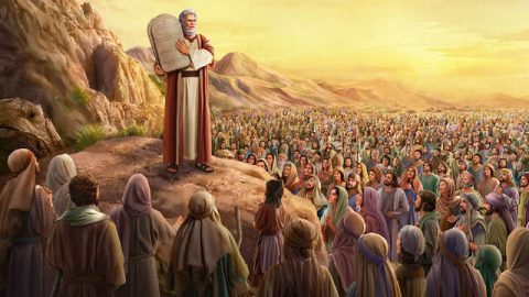 摩西颁布十条诫命