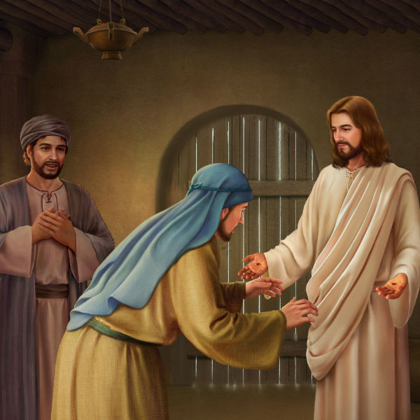 多马看到主的钉痕