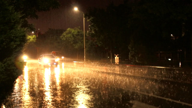 基督徒在雨中开车,神的保守,平安