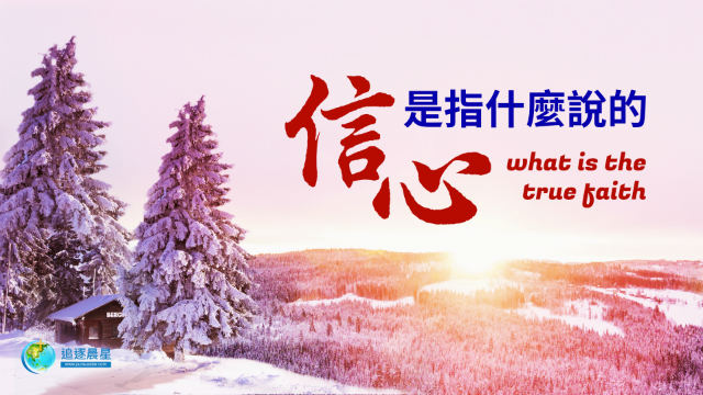 信心是指什么说的