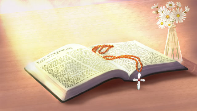 打开的圣经书