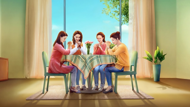 基督徒一起祷告的图片