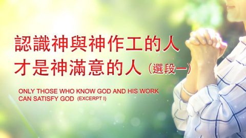 基督的说话《认识神与神作工的人才是神满意的人》选段一